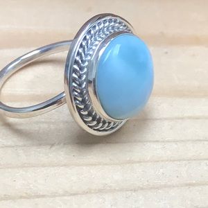 Larimar ring adjustable
